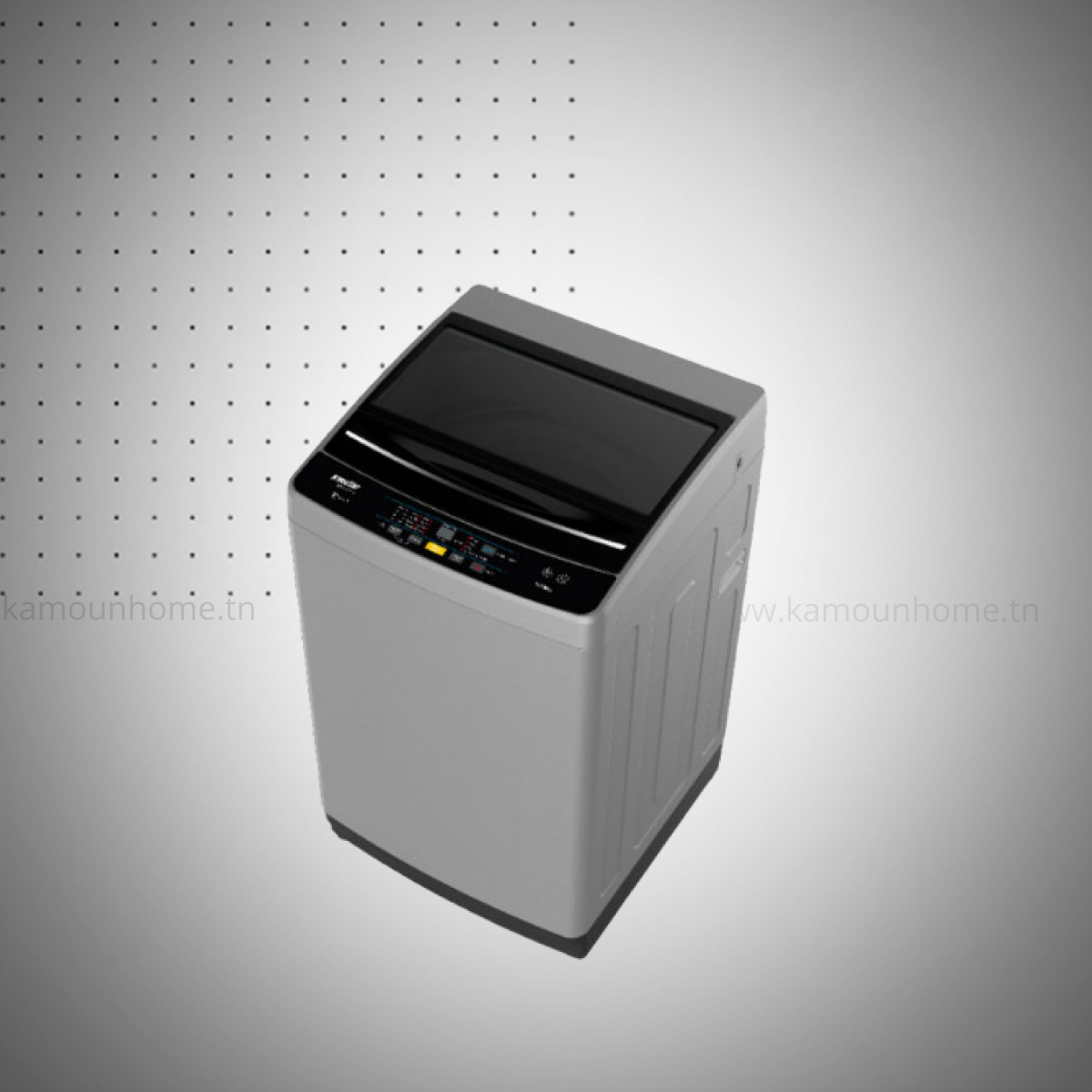 Lave Linge Top NEWSTAR AT13-650DS 13Kg – Dark Silver (2) Lave Linge Top NEWSTAR AT09-740DS 9Kg - Dark Silver – Image 1