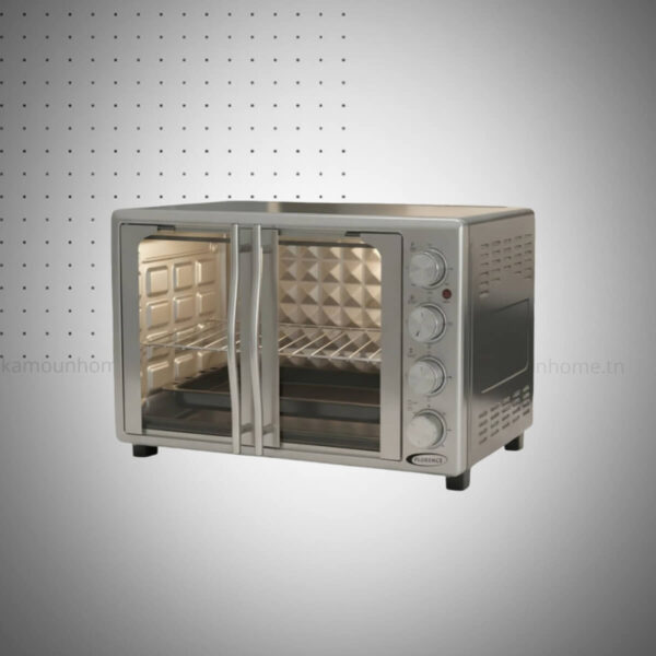 Four électrique florence 52L avec ventilateur – Double Portes – FH-52LTDP